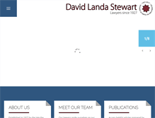 Tablet Screenshot of dls-lawyers.com